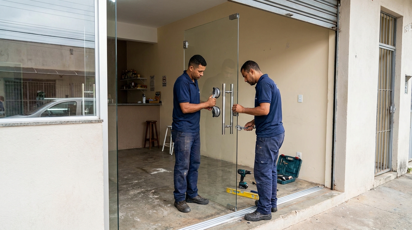 Portas em Vidro em Taubaté‑SP